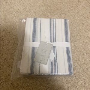 Roxy striped sheer curtain from Pottery Barn Teen